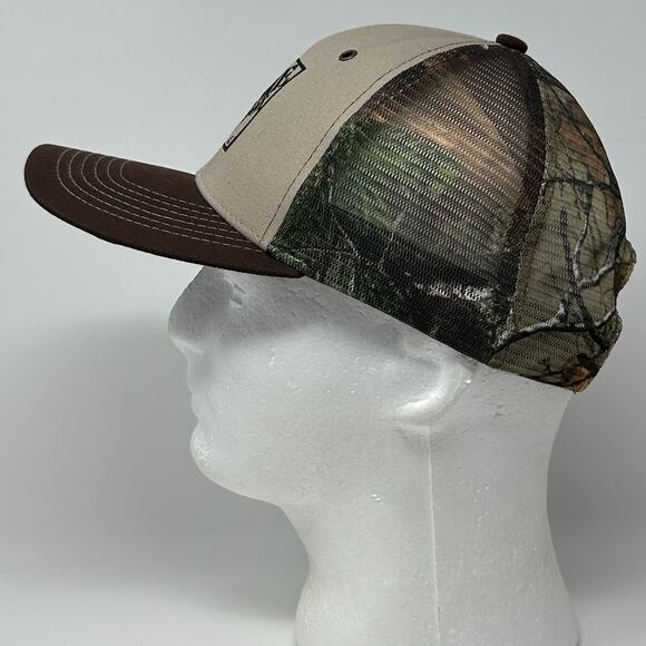 The Home Depot Trucker Hat Baseball Cap Hunting Camouflage Mesh Snapback Brown - Picture 6 of 9